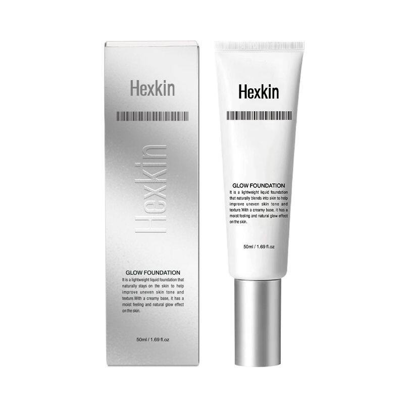 HEXKIN赫诗琴粉底液回头霜防晒水光感美白遮瑕抗皱持久细腻干油皮 50ml